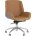 Компьютерное кресло TopChairs TopChairs Crown офисное коричневое, обивка экокожа, металлический каркас, механизм качания Мульт 