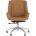 Компьютерное кресло TopChairs TopChairs Crown офисное коричневое, обивка экокожа, металлический каркас, механизм качания Мульт 