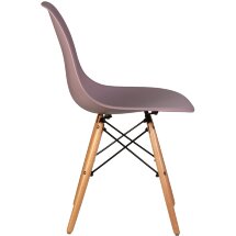 Стул обеденный DSW ножки светлый бук, сиреневый P-04