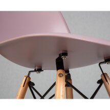 Стул обеденный DSW ножки светлый бук, сиреневый P-04
