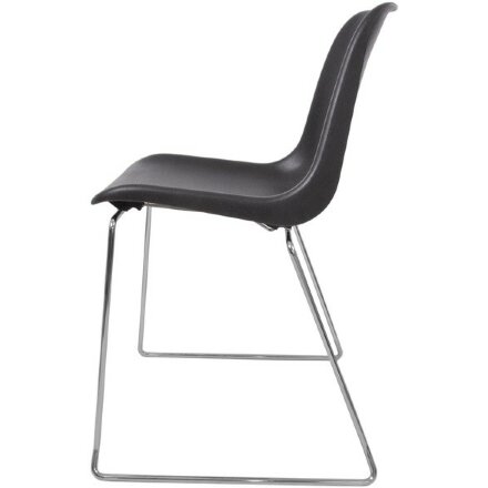 Стул пластиковый на металлокаркасе Vicenza -3 Nero Black Черный
