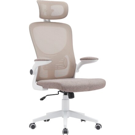 Кресло офисное TopChairs Airone бежевый ткань 