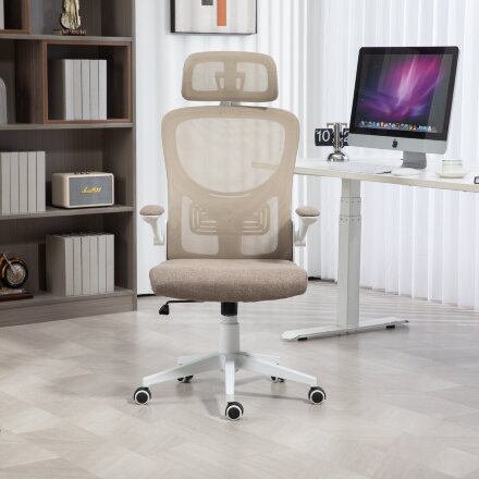 Кресло офисное TopChairs Airone бежевый ткань 