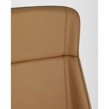 Компьютерное кресло Stool Group TopChairs Crown офисное для руководителя коричневое, обивка экокожа, металлический каркас