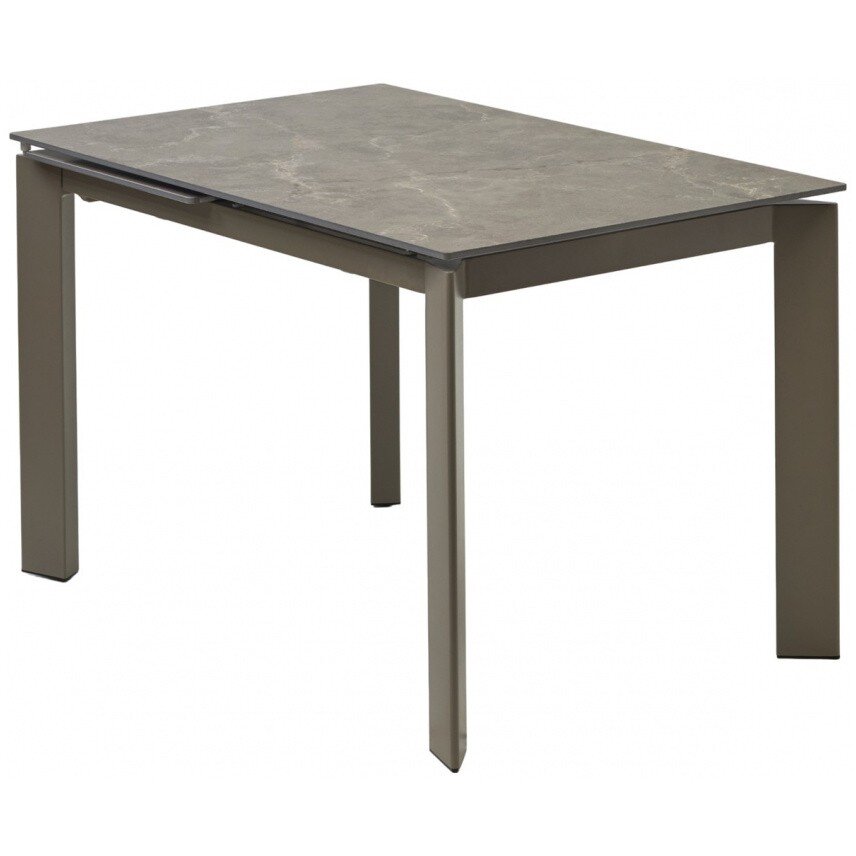 Керамический стол Corner 120 matt latte stone solid ceramic / taupe Керамический стол Corner 120 matt latte stone solid ceramic / taupe