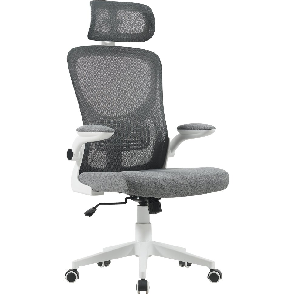 Кресло офисное TopChairs Airone серый ткань Кресло офисное TopChairs Airone серый ткань