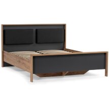 Кровать Тхан 180х200 дуб крафт золотой / антрацит