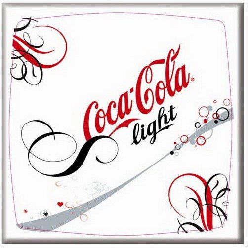 Прямоугольная столешница Werzalit (65х120 см) coca cola lightl печать Белый Прямоугольная столешница Werzalit (65х120 см) coca cola lightl печать Белый