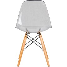 Стул обеденный DSW CASPER ножки светлый бук, прозрачный
