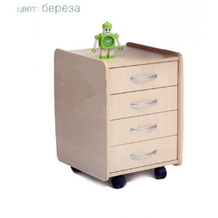 Тумба Астек 4 ящика береза Береза