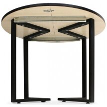 Стол деревянный SHT-T41/100-140 браун cтоун / черный