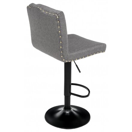 Барный стул Crown grey fabric 