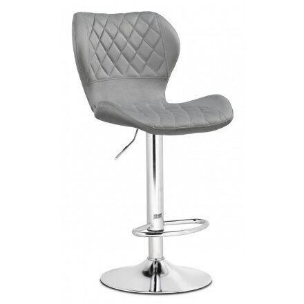 Барный стул Porch chrome / gray 