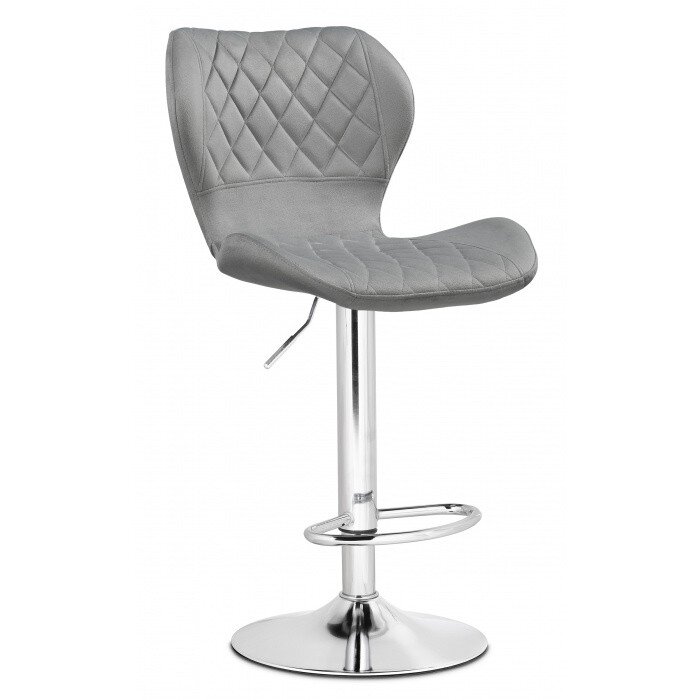 Барный стул Porch chrome / gray Барный стул Porch chrome / gray