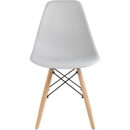 Стул Eames Style DSW светло-серый x4 (разборный каркас) 