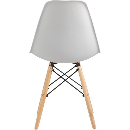 Стул Eames Style DSW светло-серый x4 (разборный каркас) 