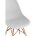 Стул Eames Style DSW светло-серый x4 (разборный каркас) 