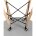 Стул Eames Style DSW светло-серый x4 (разборный каркас) 