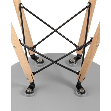 Стул Eames Style DSW светло-серый x4 (разборный каркас) 