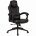Кресло игровое TopChairs Zombie Defender черный/карбон эко.кожа крестов. пластик 