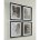 КАРТИНА С РАМОЙ WALL DECOR A8000306 HALLWOOD (НАБОР 4 ШТ) 