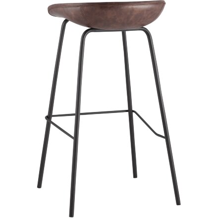 Стул барный Beetle Lite PU коричневый 2 шт 