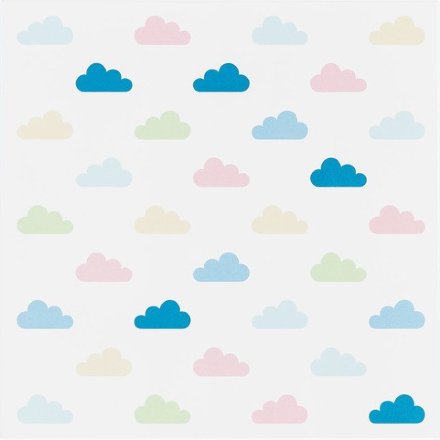 Накладка металлическая на фасад Clouds С рисунком
