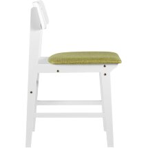Стул ODEN WHITE оливковый 2 шт.