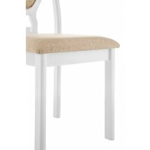 Стул деревянный Viola white