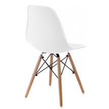 Стул деревянный Eames PC-015 white