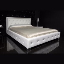 Кровать Cladina 160 см x 200 см white PU