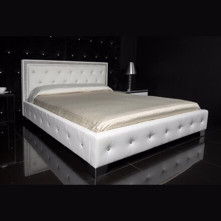 Кровать Cladina 160 см x 200 см white PU 