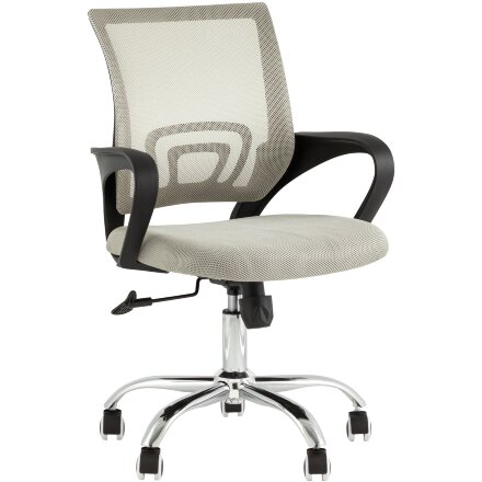 Кресло офисное TopChairs Simple New серый 