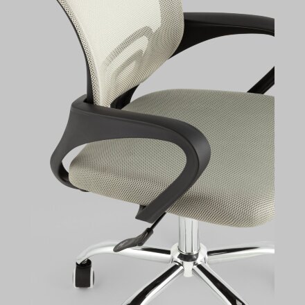 Кресло офисное TopChairs Simple New серый 