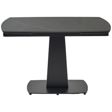 Керамический стол Balde 140 matt black marble solid ceramic / black 