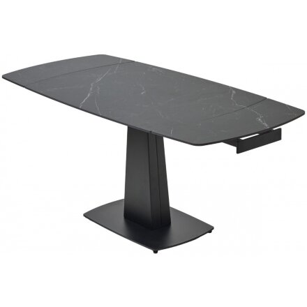 Керамический стол Balde 140 matt black marble solid ceramic / black 