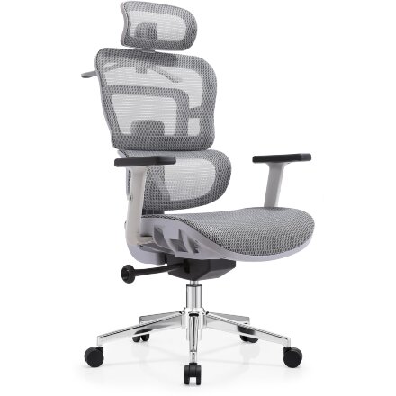 Кресло офисное TopChairs Techno Professional серый 