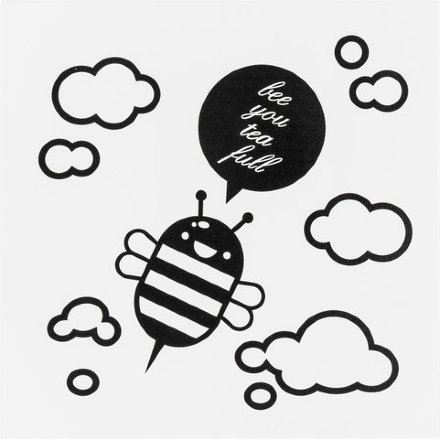 Накладка металлическая на фасад Bee С рисунком