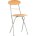 Стул складной Stool Group М8-01 Компакт Сахара металлический каркас, кожа PVC 