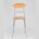Стул складной Stool Group М8-01 Компакт Сахара металлический каркас, кожа PVC 
