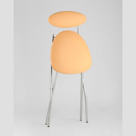 Стул складной Stool Group М8-01 Компакт Сахара металлический каркас, кожа PVC 