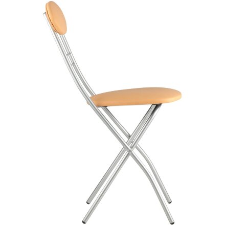 Стул складной Stool Group М8-01 Компакт Сахара металлический каркас, кожа PVC 