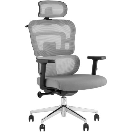 Кресло офисное TopChairs Techno серый 