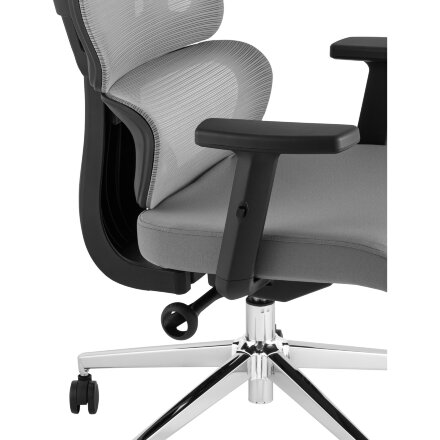 Кресло офисное TopChairs Techno серый 