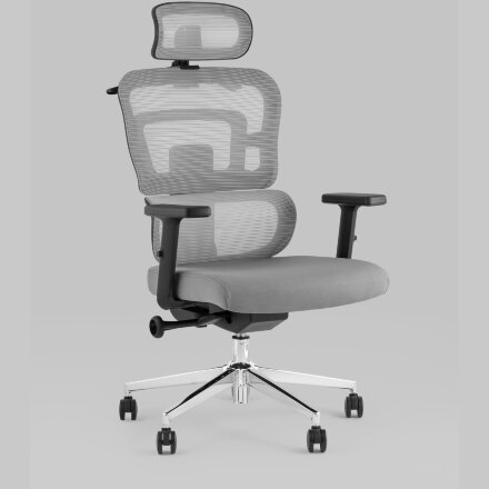 Кресло офисное TopChairs Techno серый 