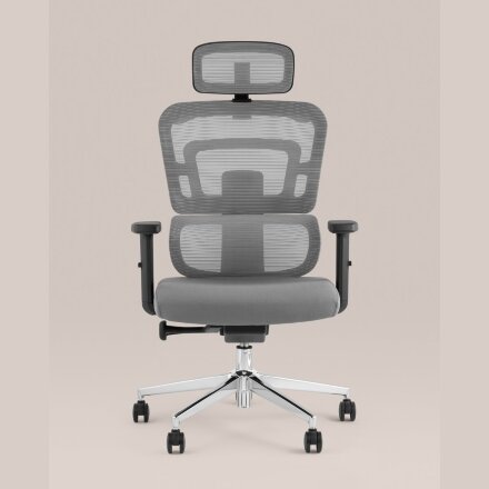 Кресло офисное TopChairs Techno серый 