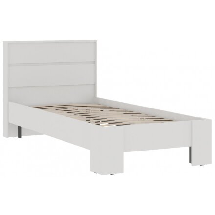 Кровать Элла КР 01 90х200 белый / белый 