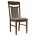 Стул деревянный Sketch dirty oak / dark brown 