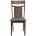 Стул деревянный Sketch dirty oak / dark brown 