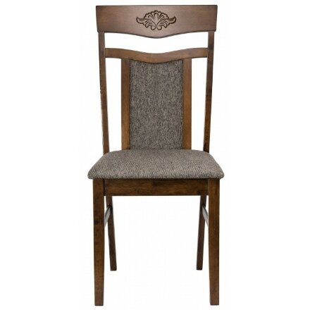 Стул деревянный Sketch dirty oak / dark brown 